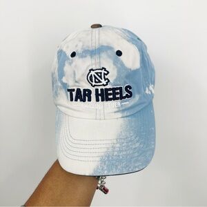 North Carolina Tarheels Custom Bleach Splatter Dad Hat OS